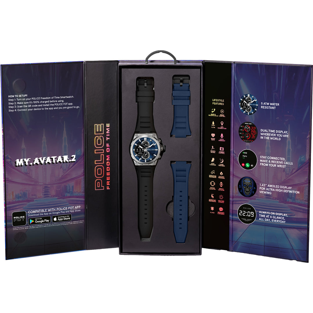 Police Freedom of Time Smartwatch - PEIUN00003X1