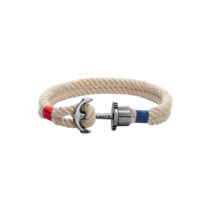 Paul Hewitt Phrep Vintage Armband Off White - PH-FB-2128