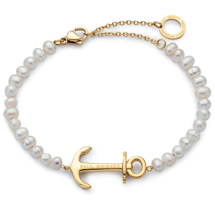 Paul Hewitt The Anchor Beads Armband Gold Pearl - PH-JE-0076