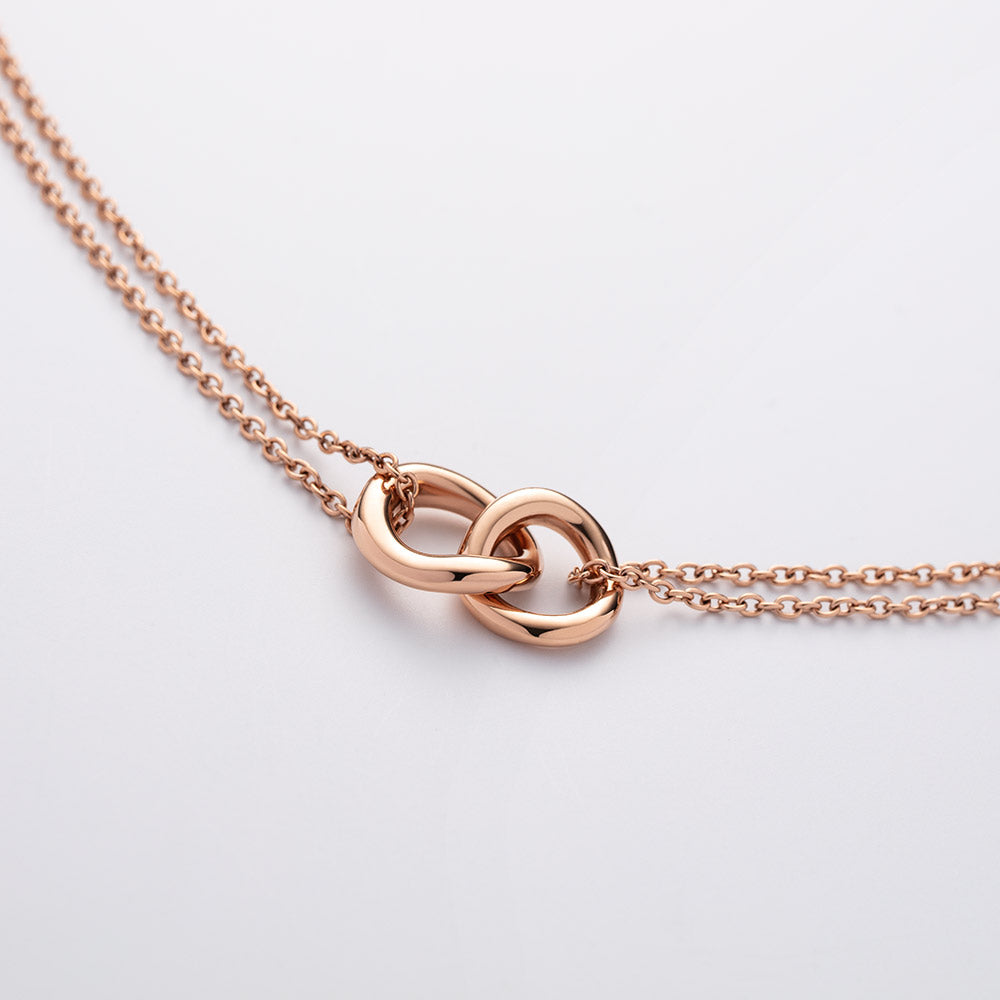 Paul Hewitt Waves Halskette Roségold - PH-JE-0151