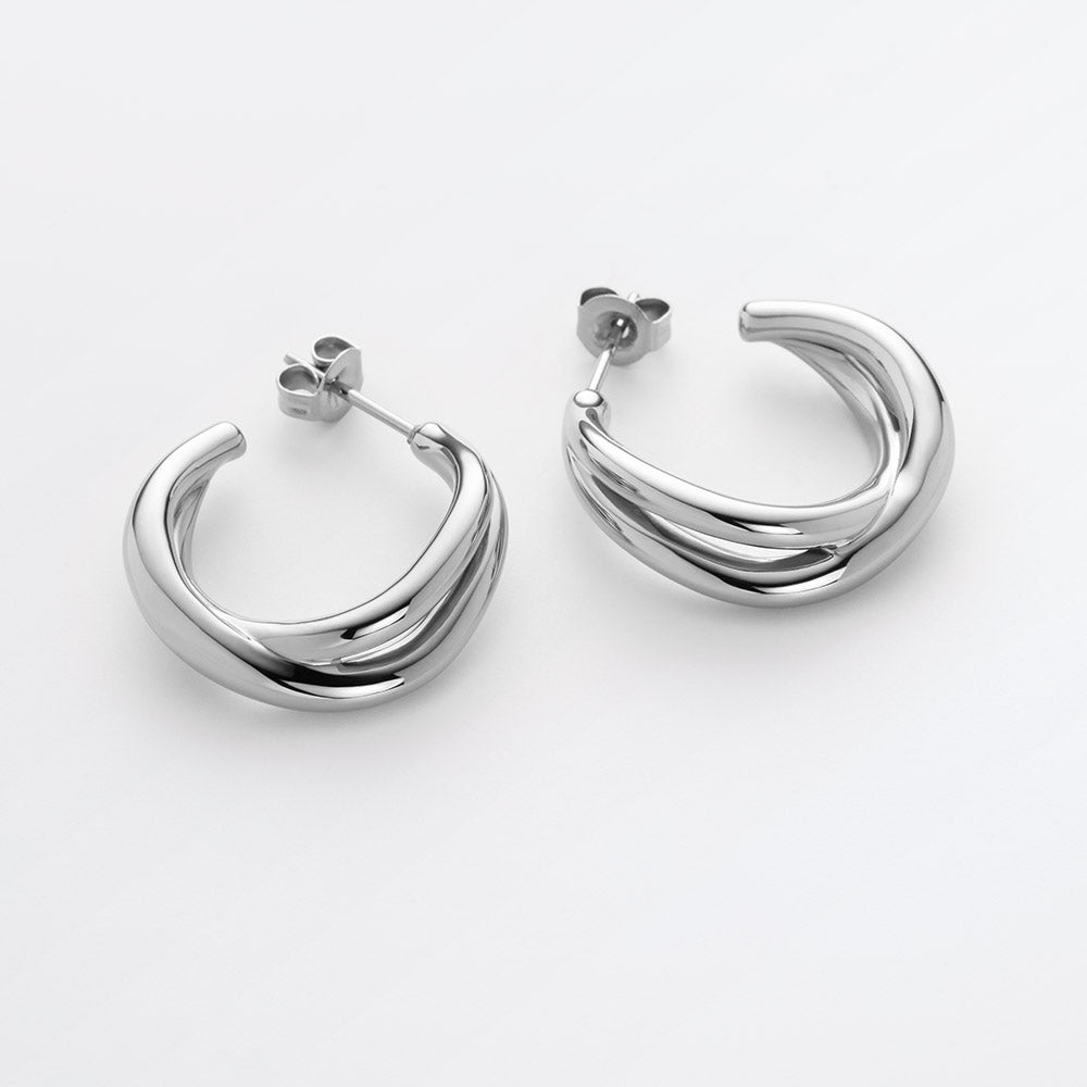 Paul Hewitt Waves Ohrstecker Silber - PH-JE-0177
