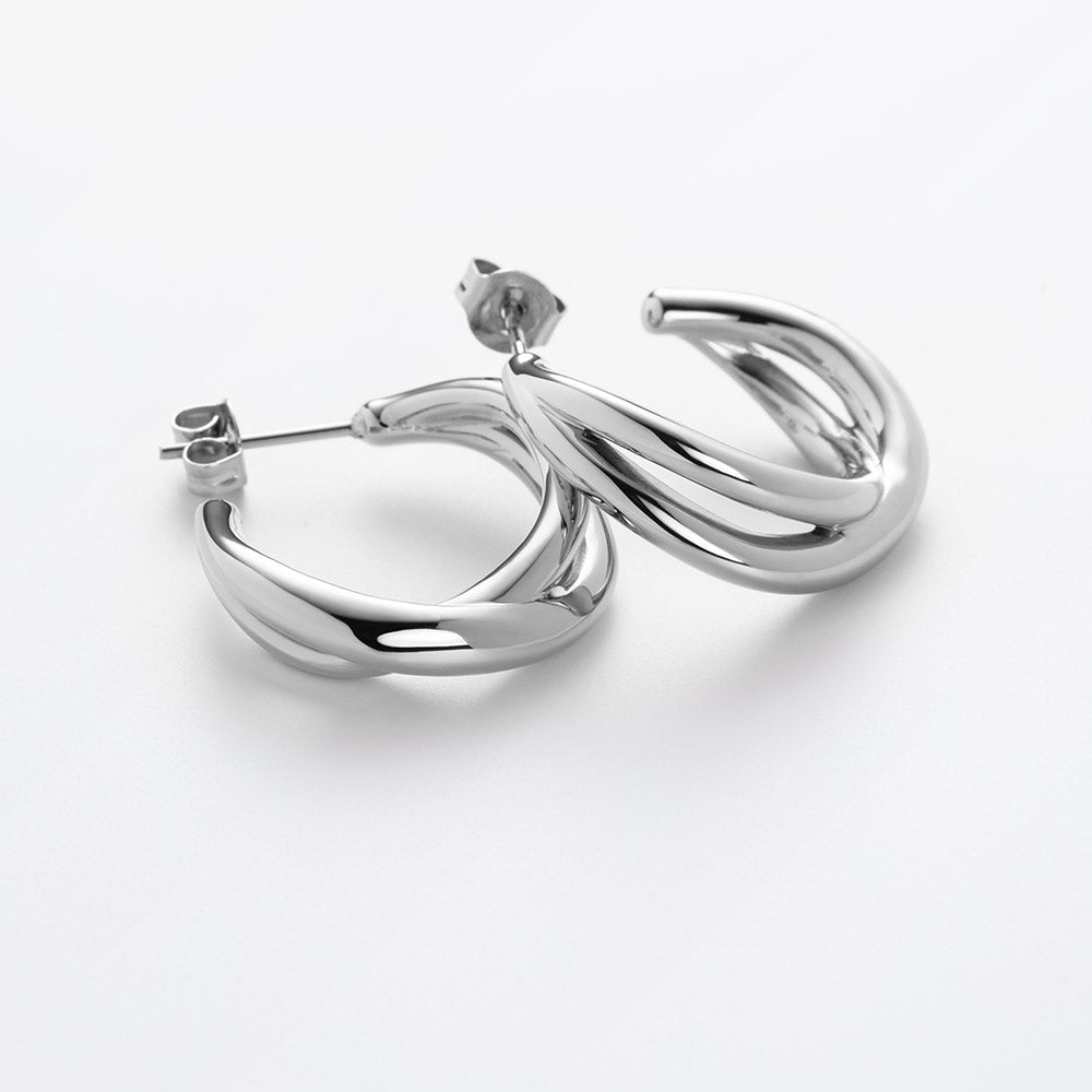 Paul Hewitt Waves Ohrstecker Silber - PH-JE-0177