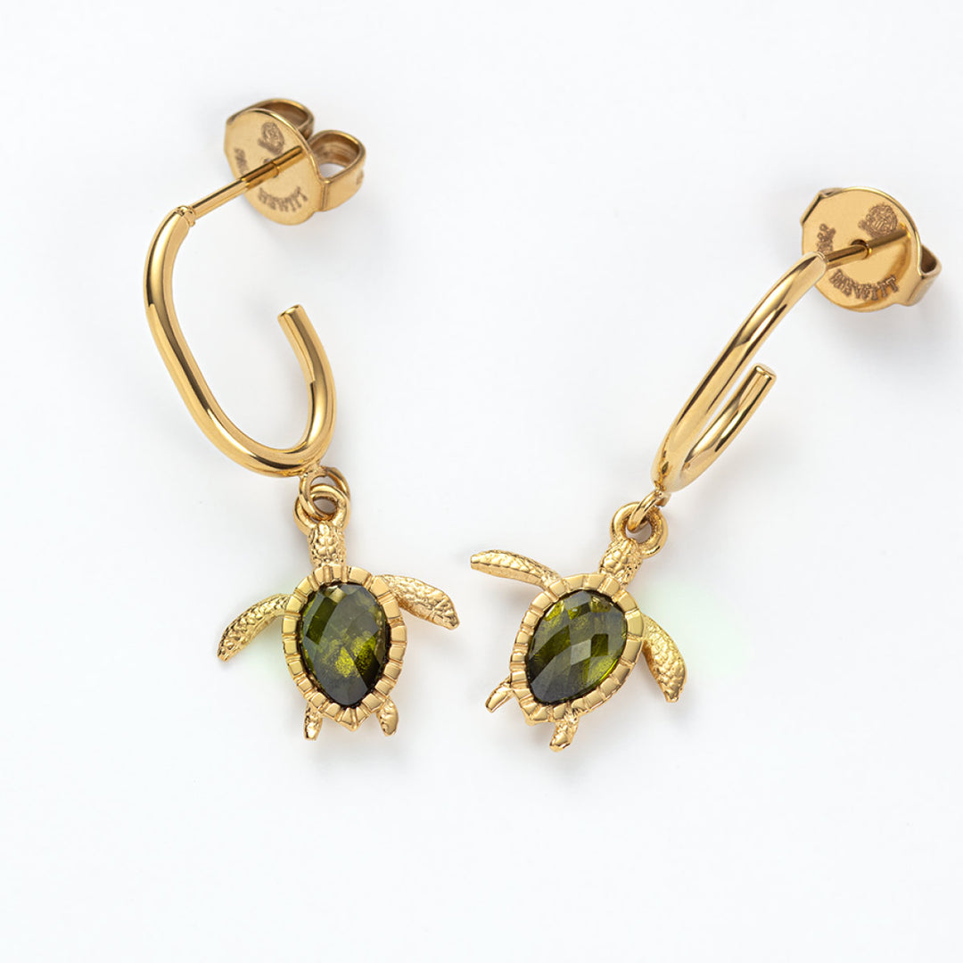 Paul Hewitt Turtle Hoops Ohrring Gold - PH-JE-0180