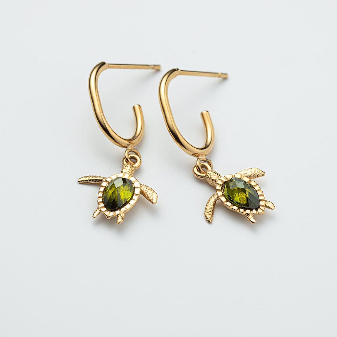 Paul Hewitt Turtle Hoops Ohrring Gold - PH-JE-0180
