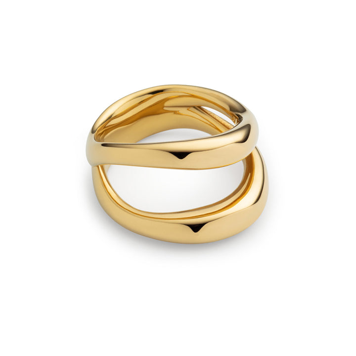 Paul Hewitt Waves Ring Gold