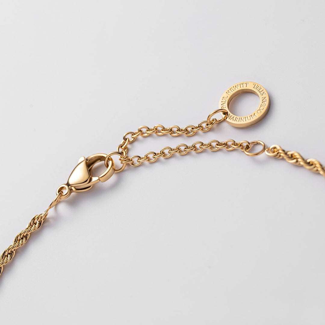 Paul Hewitt Charm Halskette Rope Chain Gold - PH-JE-0444