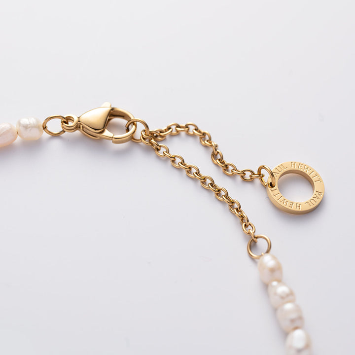 Paul Hewitt Charm Halskette Pearl Gold - PH-JE-0447
