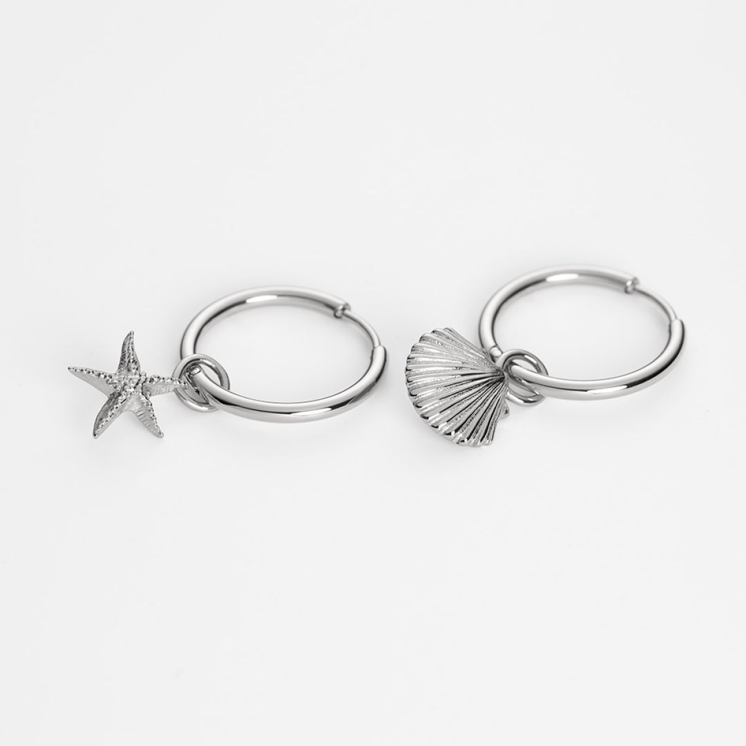 Paul Hewitt Charm Ohrringe Hoops Silber - PH-JE-0461