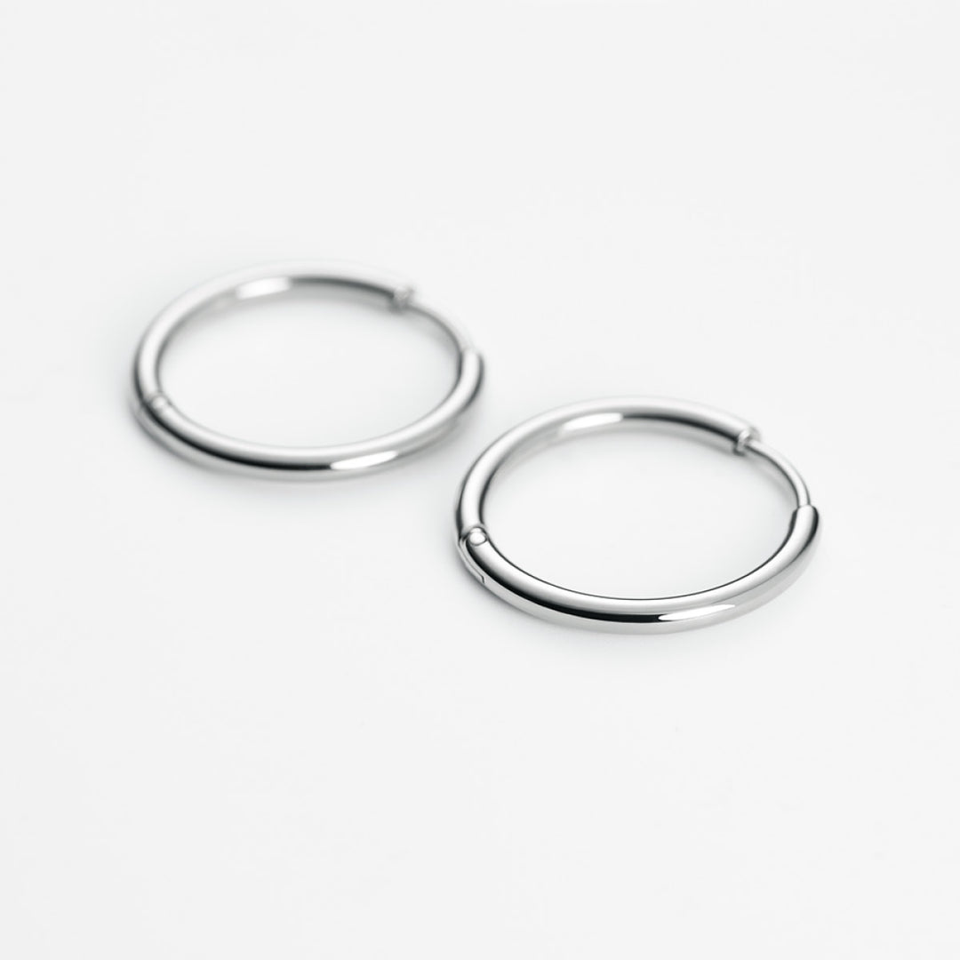 Paul Hewitt Charm Ohrringe Hoops Silber - PH-JE-0461