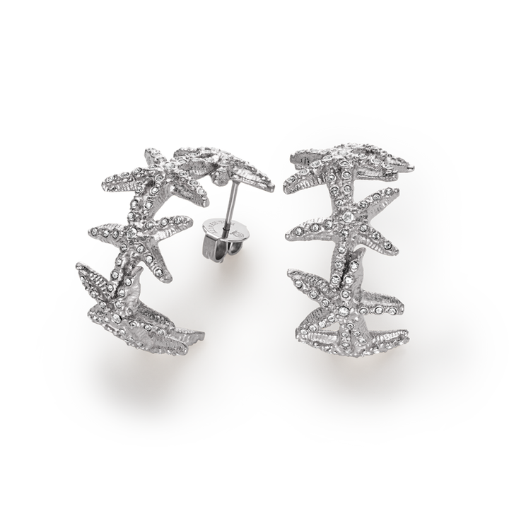 Paul Hewitt Sea Star Creole Ohrringe Silber - PH-JE-1092