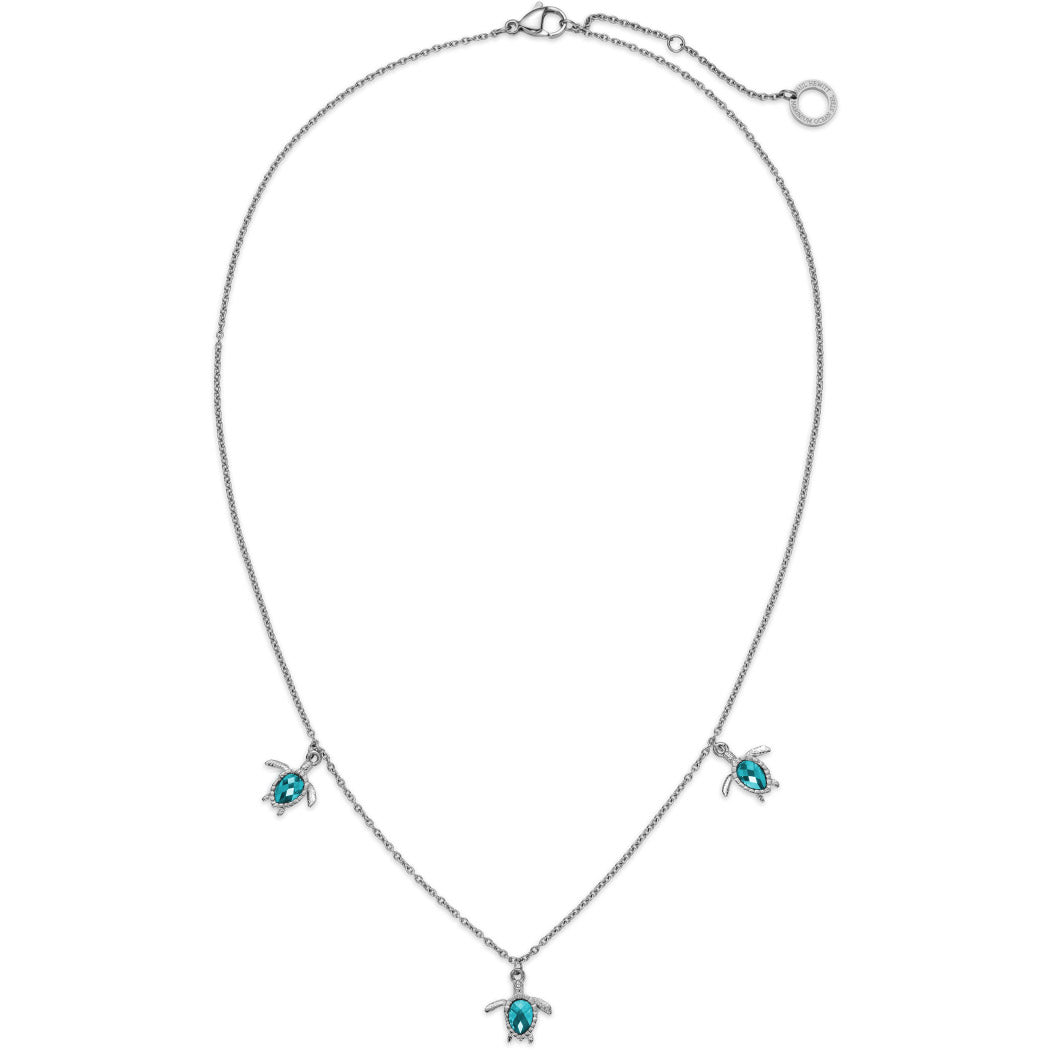 Paul Hewitt Turtle Halskette Aquamarine Silber - PH-JE-1582