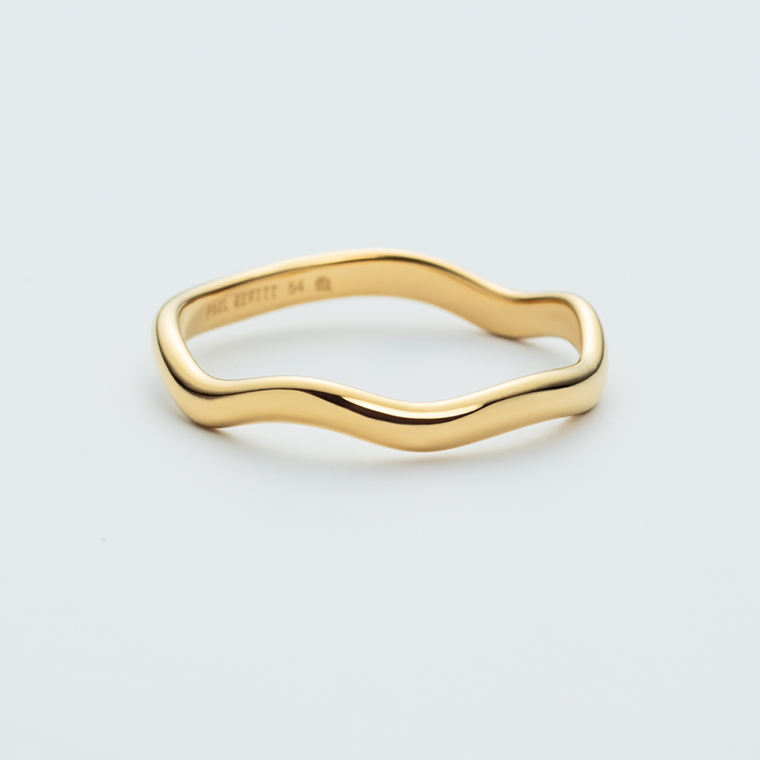 Paul Hewitt Waves Mono Ring Gold - PH-JE-1814