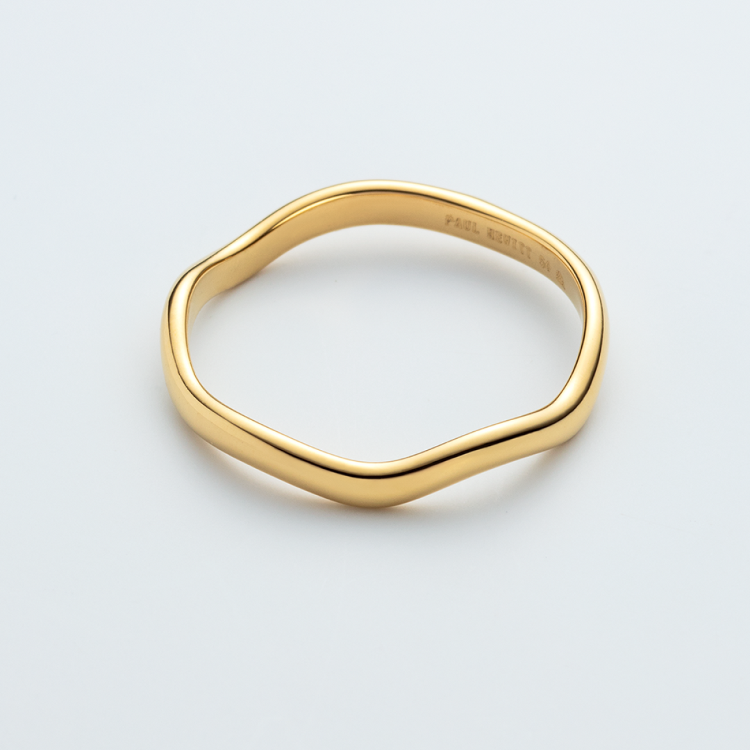 Paul Hewitt Waves Mono Ring Gold - PH-JE-1814