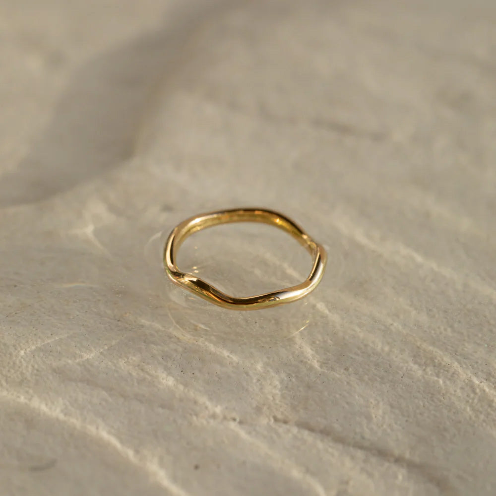 Paul Hewitt Waves Mono Ring Gold - PH-JE-1814
