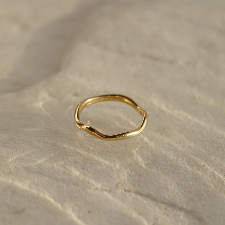 Paul Hewitt Waves Mono Ring Gold - PH-JE-1814
