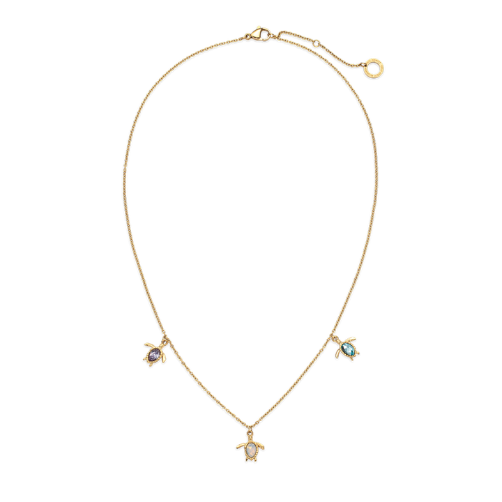 Paul Hewitt Turtle Rainbow Necklace Gold - PH-JE-2083