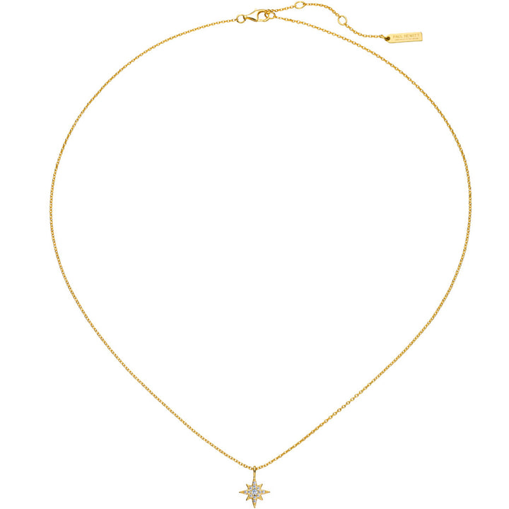 Paul Hewitt Windrose Mono Halskette Gold - PH-JE-2199