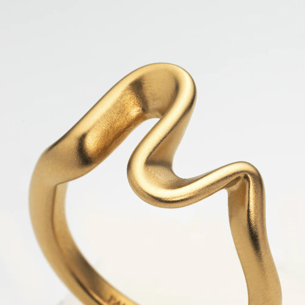 Paul Hewitt Waves Curve Ring - PH-JE-2373