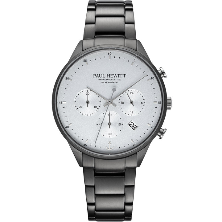 Paul Hewitt Chrono Gun Metal Weiss - PH-W-0298