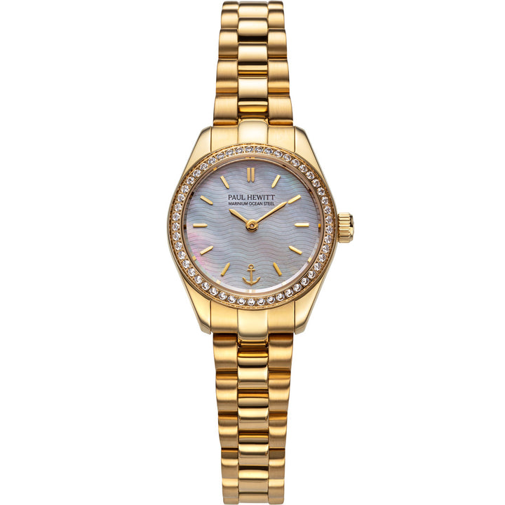 Paul Hewitt Petit Soleil Round Gold Pearl - PH-W-1177