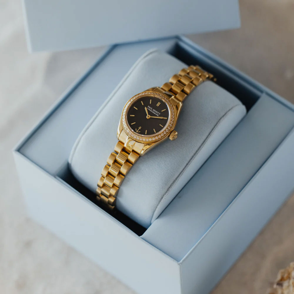 Paul Hewitt Petit Soleil Round Gold Schwarz - PH-W-1179