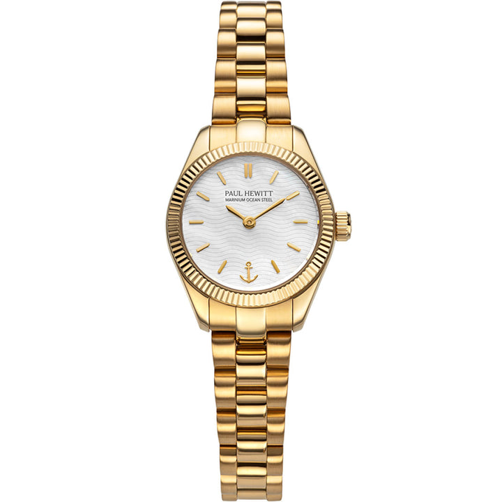 Paul Hewitt Petit Soleil Round Gold Weiss - PH-W-1180