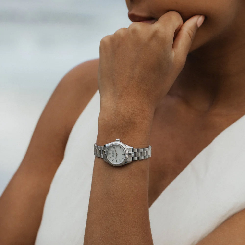 Paul Hewitt Petit Soleil Round Silber Weiss - PH-W-1181