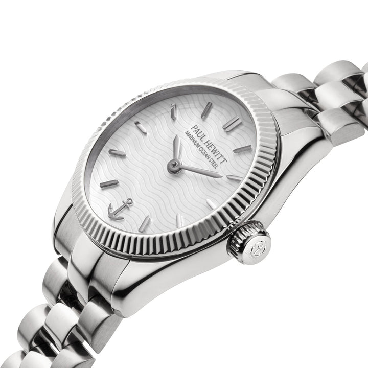 Paul Hewitt Petit Soleil Round Silber Weiss - PH-W-1181