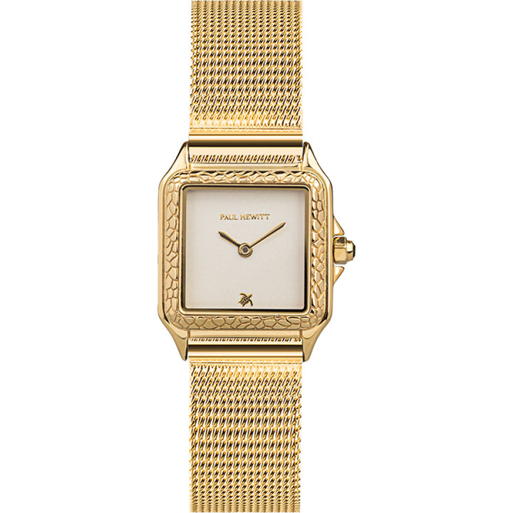 Paul Hewitt Petite Tortue Blanc &amp; Or - PH-W-2027