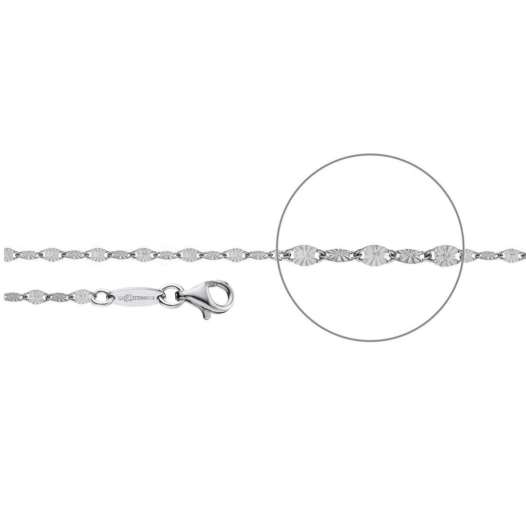 Der Kettenmacher Plättchenkette Silber