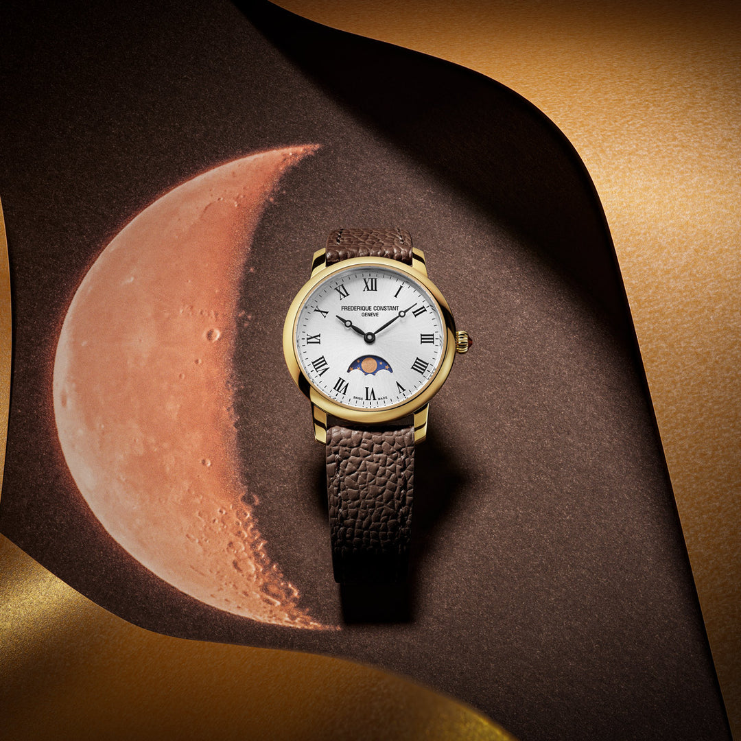 Frederique Constant Classics Slimline Ladies Moonphase - FC-206RS1S5