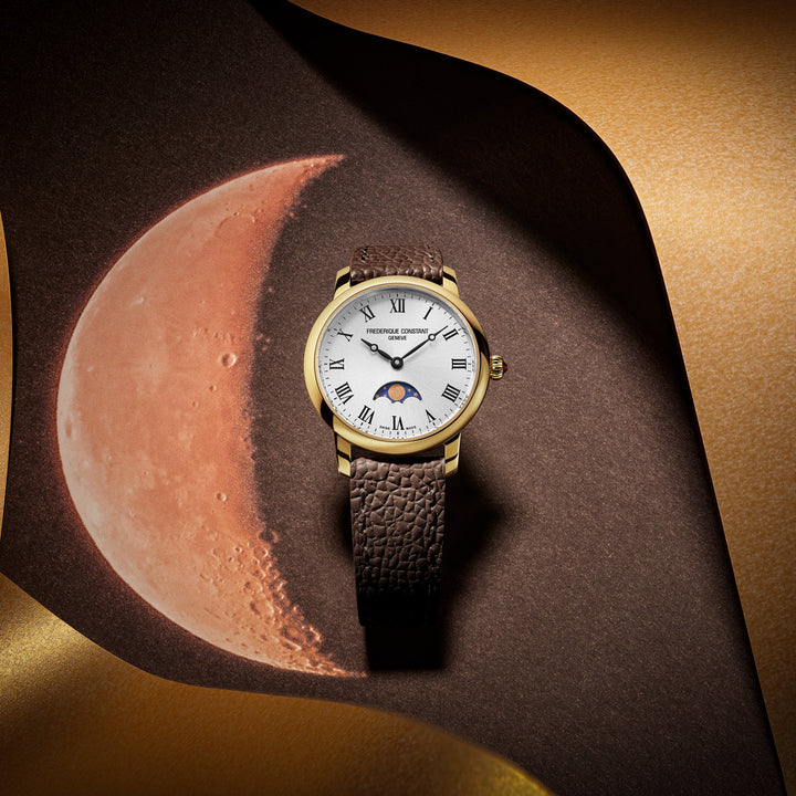 Frederique Constant Classics Slimline Ladies Moonphase - FC-206RS1S5