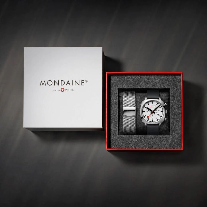 Mondaine Grand Cushion Vegan - MSL.41410.LBV.SET