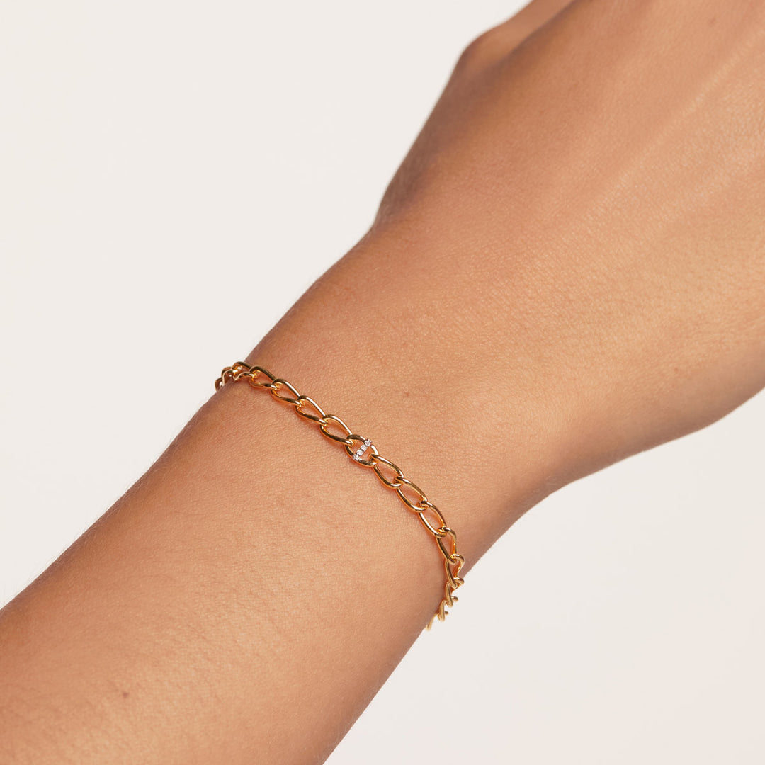 P D Paola Letter I Armband - PU01-546-U