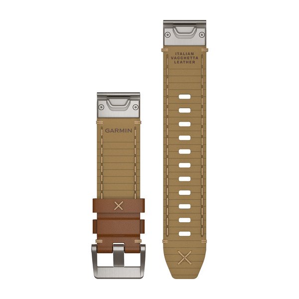 Garmin MARQ QuickFit 22 Italian Vacchetta Leather Band - 010-12738-04