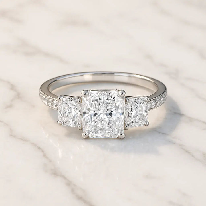 Luxoia Platinum Classics Ring - RU-1860-1