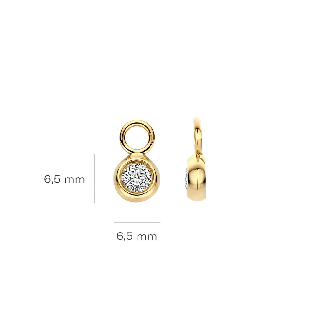 Blush Lab Diamonds Ohr Charms 14k Gelbgold - LG9002Y/S