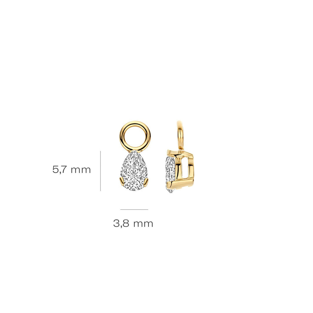 Blush Lab Diamonds Ohr Charms 14k Gelbgold - LG9004Y/S