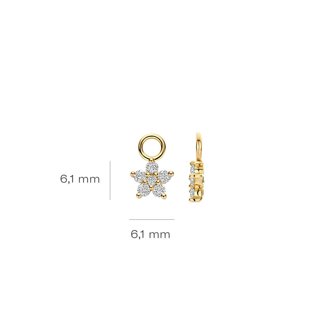 Blush Lab Diamonds Ohr Charms 14k Gelbgold - LG9005Y/S