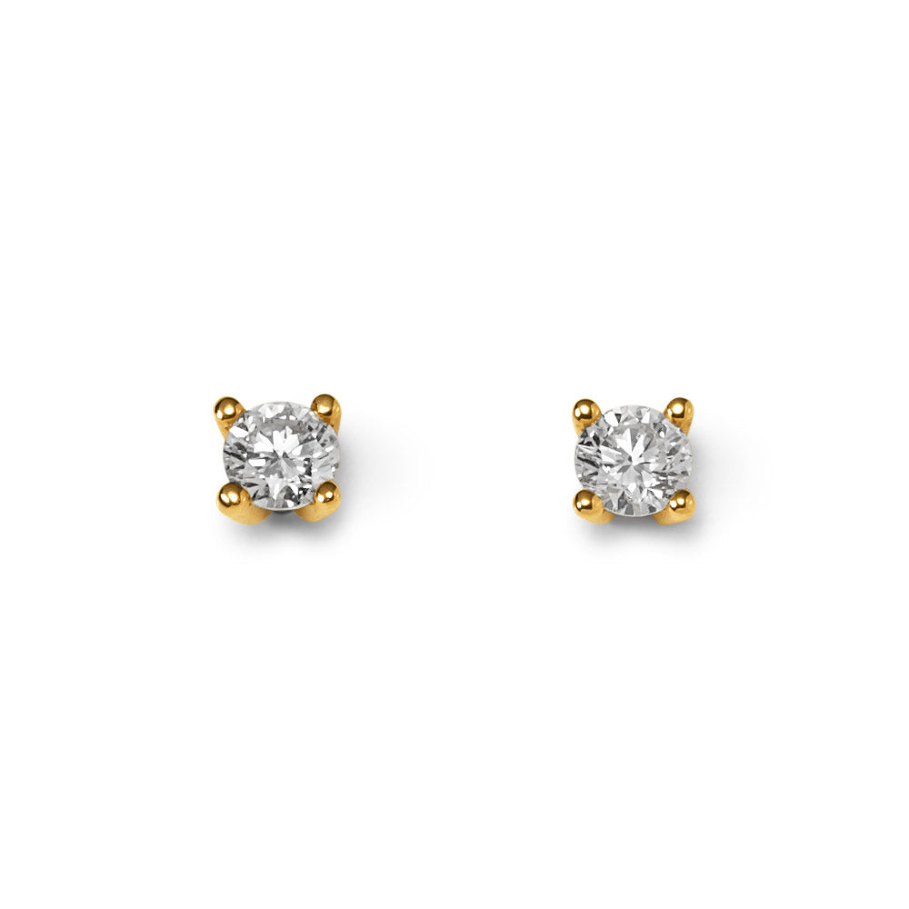 HK Diamonds Ohrstecker Gelbgold 750/18k