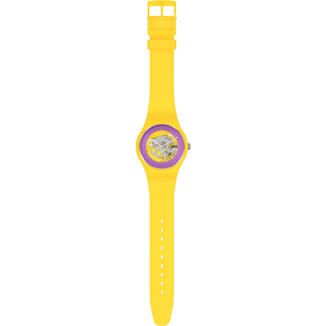 Swatch Purple Rings Yellow - SO29J100