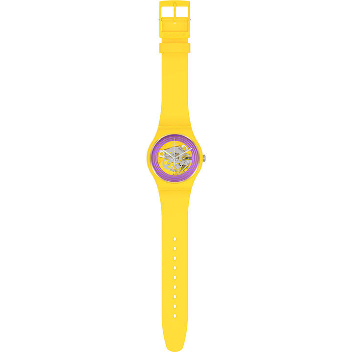 Swatch Purple Rings Yellow - SO29J100