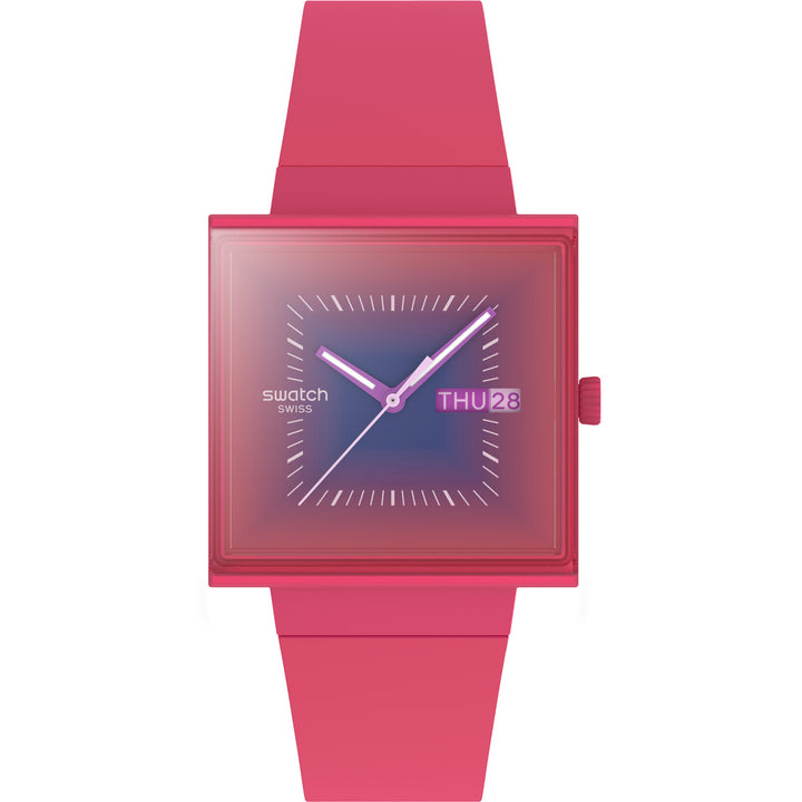 Swatch Squarely Berry - SO34R700