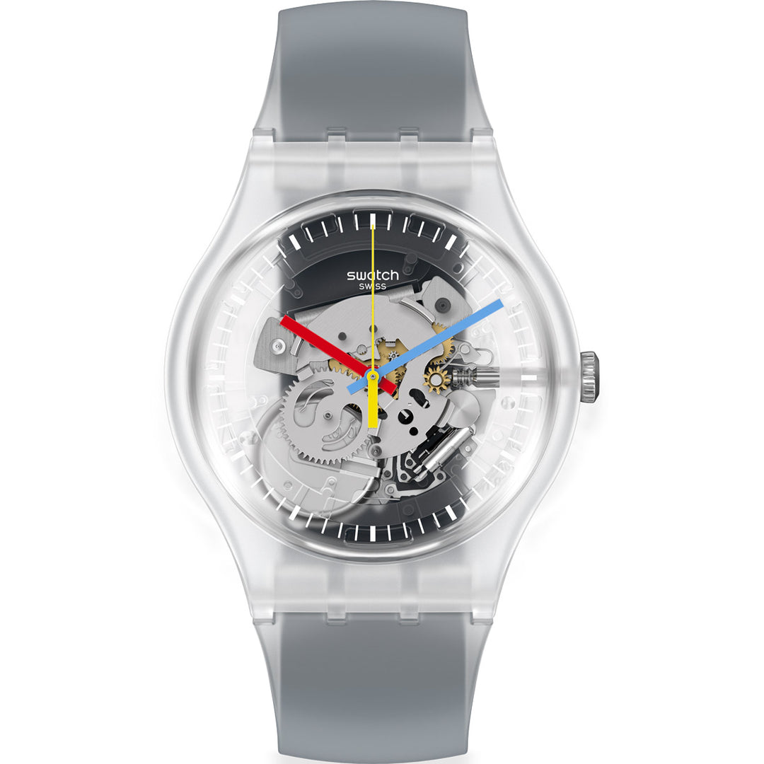 Swatch Clearly Black Striped - SUOK157
