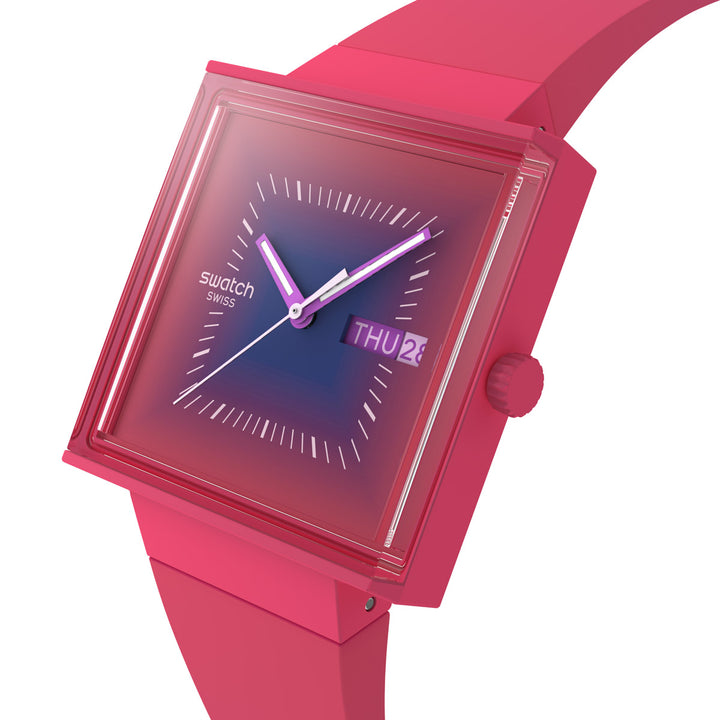 Swatch Squarely Berry - SO34R700