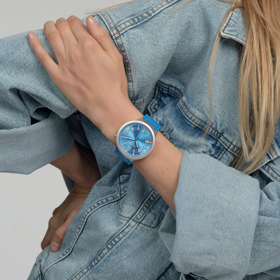 Swatch Blue in The Works - SB07S115