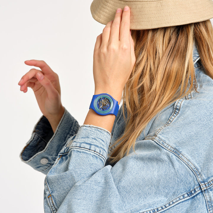 Swatch One More Thing Blue Rings - SO29N104