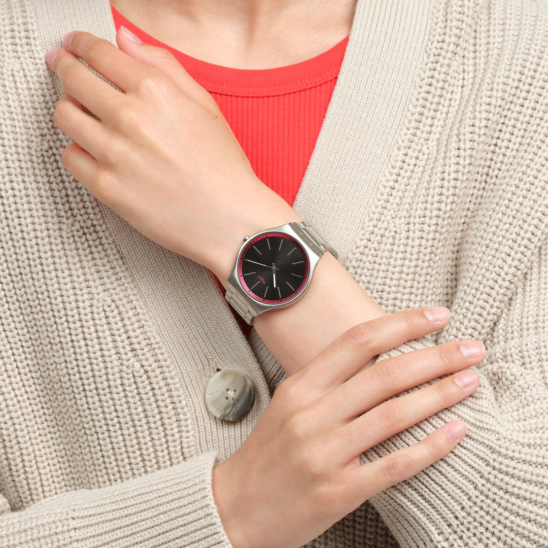Swatch Red Graphite - SS07S129G