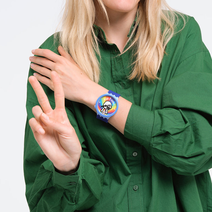 Swatch Peace Hand Love - SB03N105