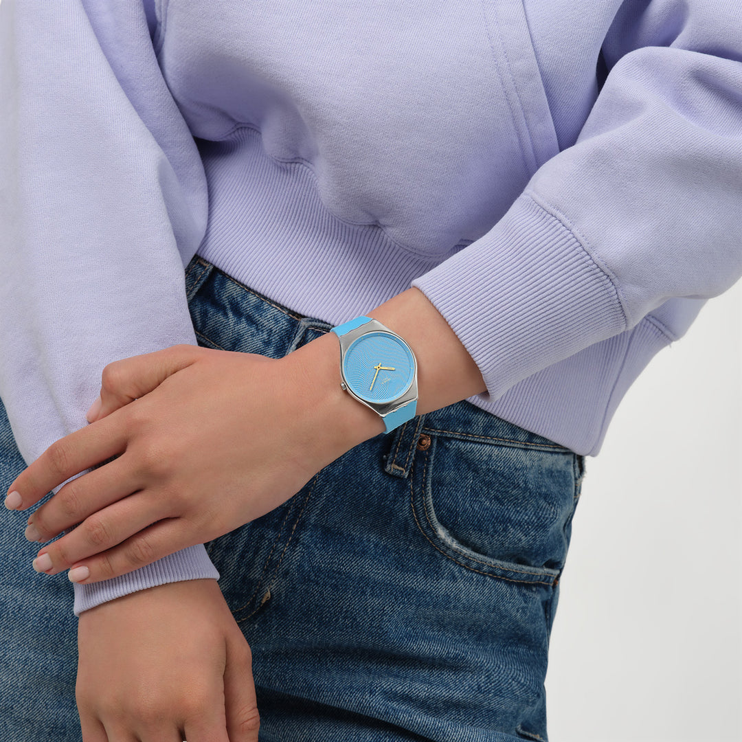 Swatch Iridescently Blue - SYXS164
